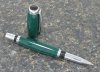 #1108 - Emerald Web Tru-Stone Rollerball Pen