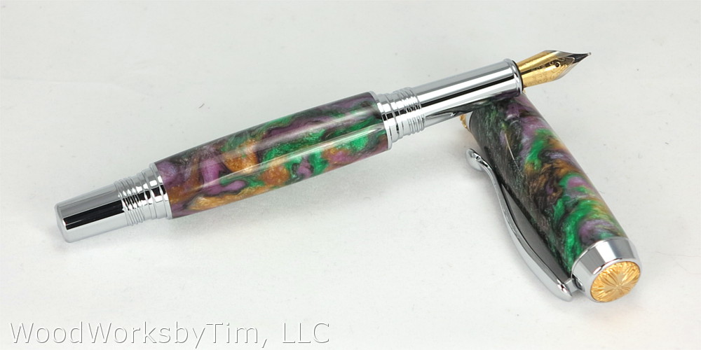 #1581 - Abalone Swirl Fountain Pen