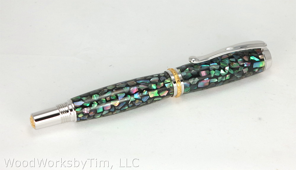 #1645 - Abalone Shell Fountain Pen