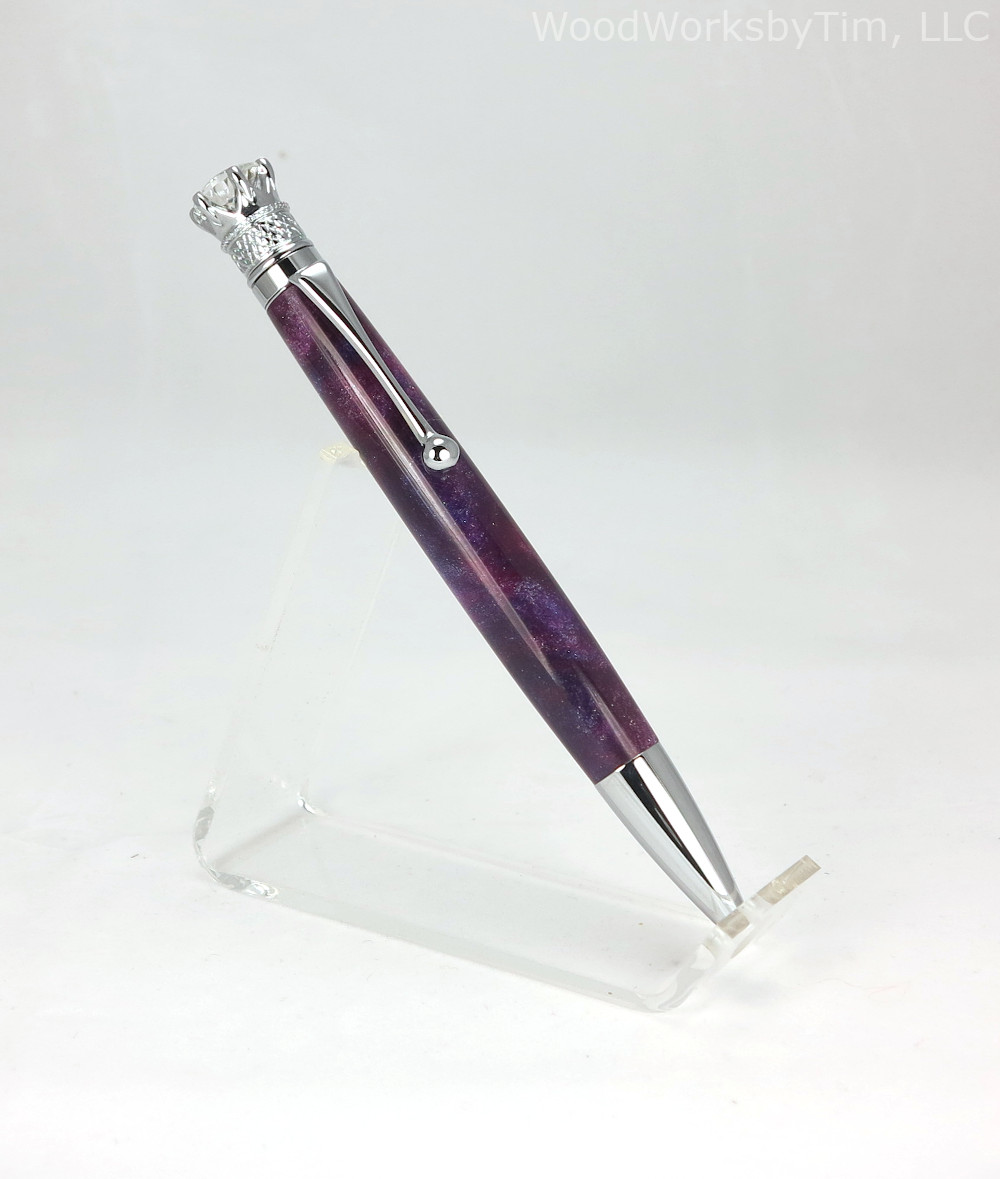 #1716 - Crown Jewel Themed Ballpoint Pen