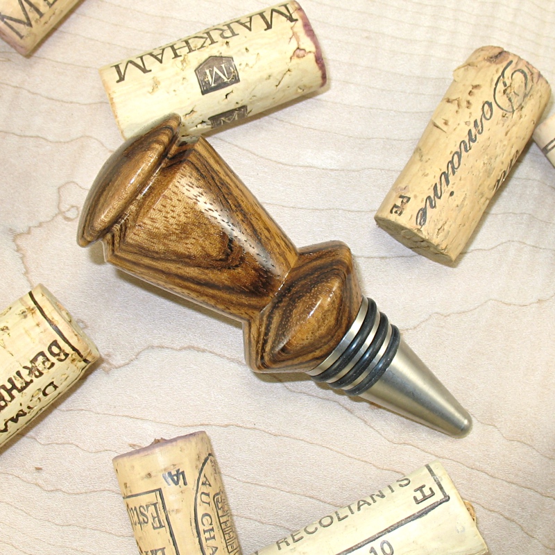 #WBS1016 - Wooden Wine Bottle Stopper