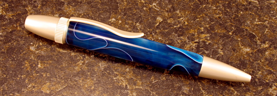 #1018 - Blue Acrylic Carbarra - Click Image to Close