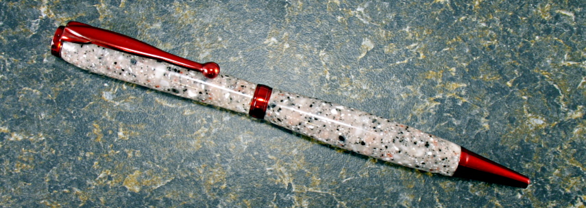 #1047 - Rose Granite Slimline - Click Image to Close