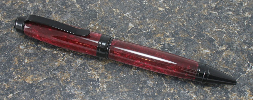 #1151 - Cranberry Acrylic Ballpoint Pen